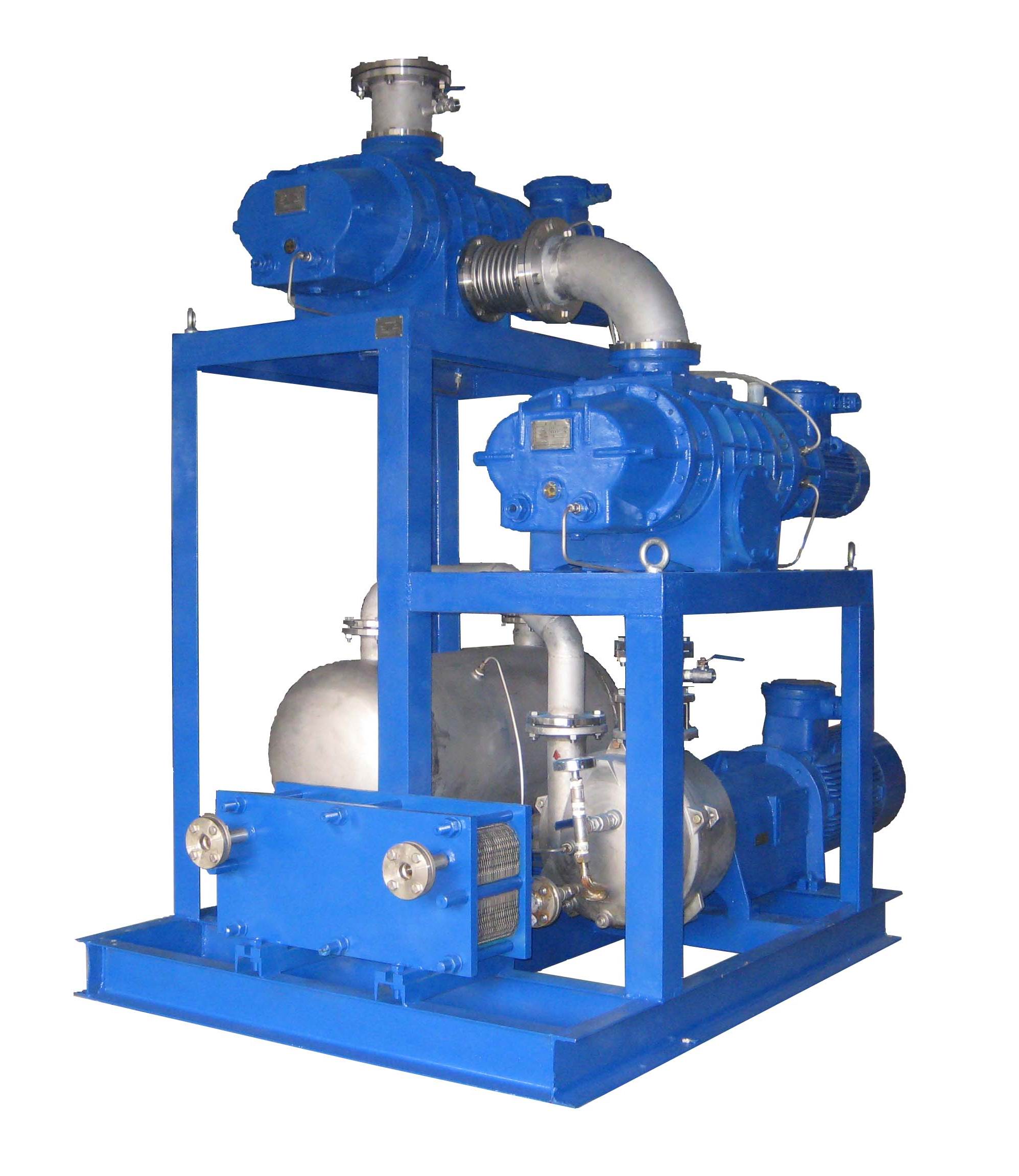 立式直連爪型干式真空泵的工作原理